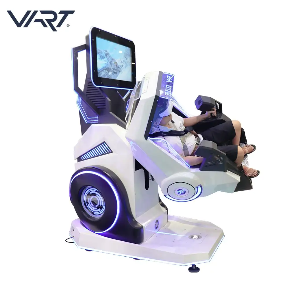 

Oem Price 9D VR Chair Motion Simulation 720 Rotation Virtual Reality Arcade Game Machine Roller Coaster 360 VR Flight Simulator, White