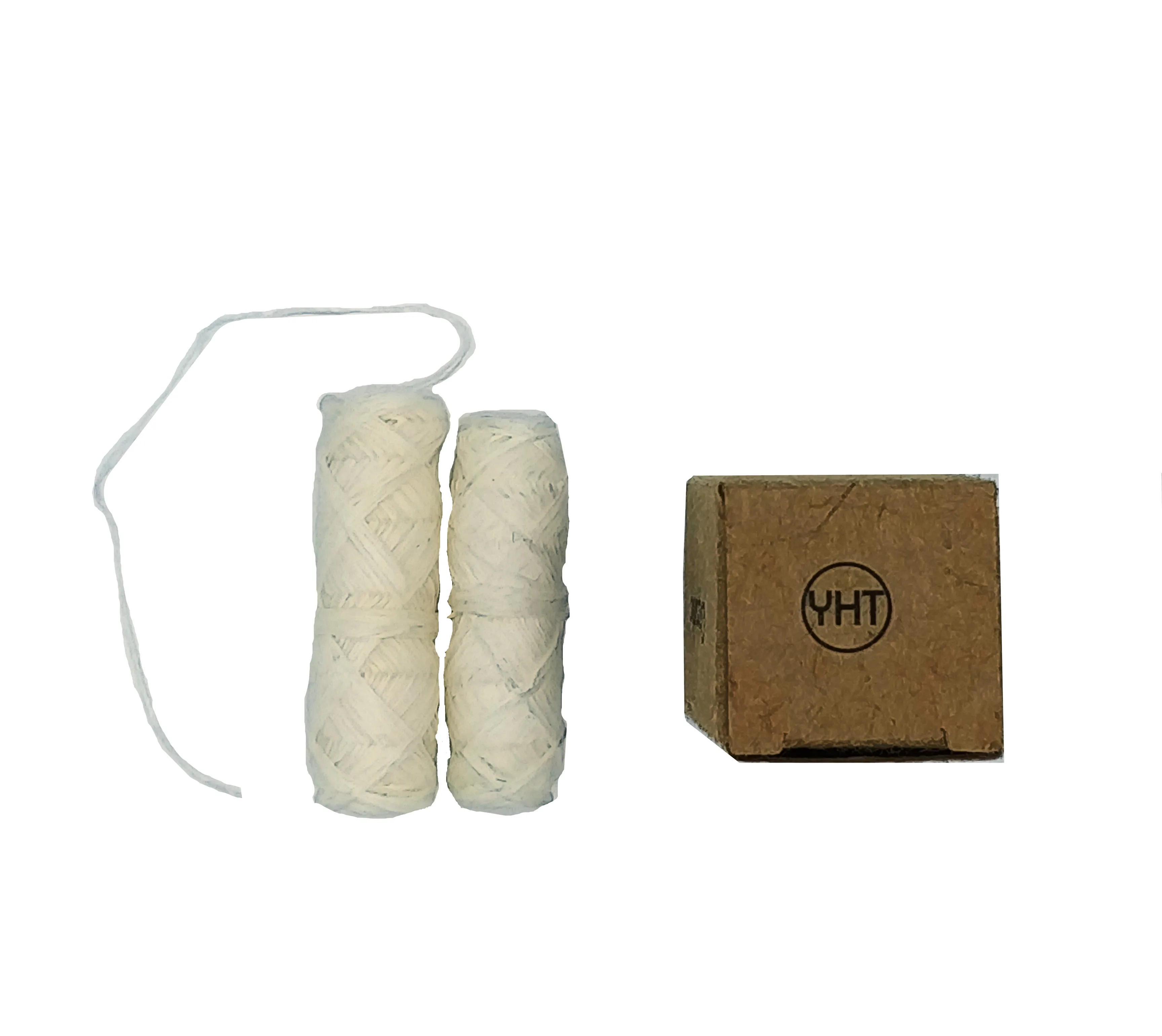 

Stock Available Biodegradable Waxed Carton Box corn Dental Floss, White