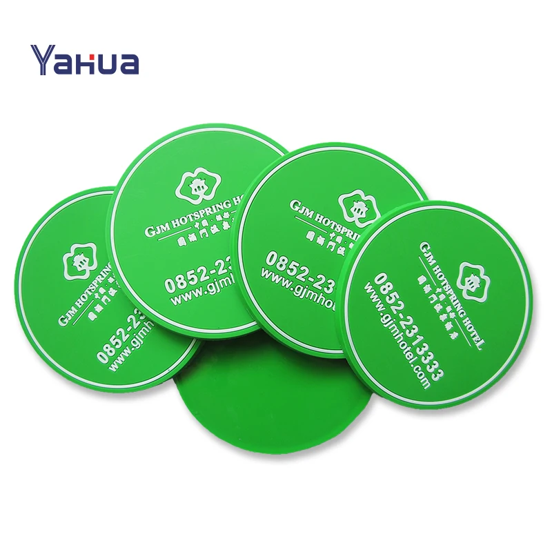 New Product Factory Custom Wholesale Rubber Soft Pvc Silicone Cup Coaster