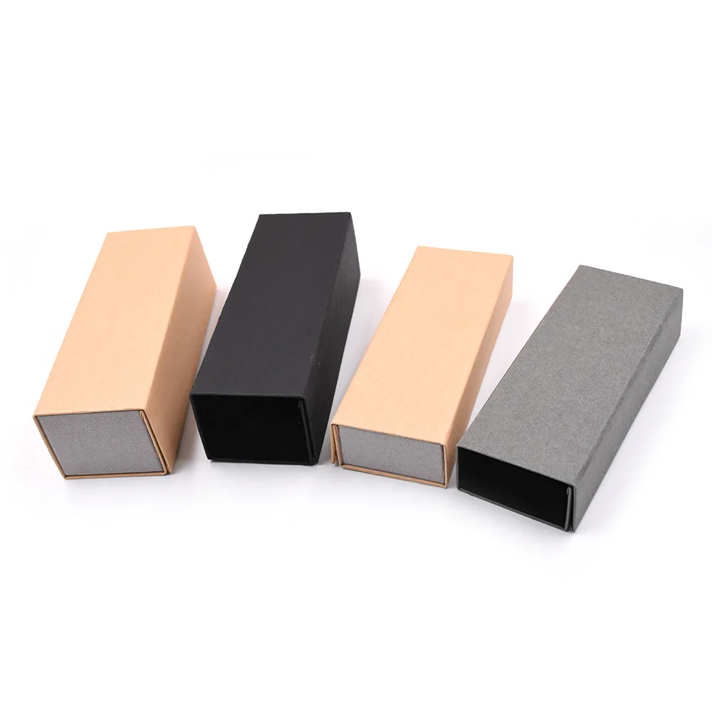 

Recycled Paper Glasses Case Drawer Box Gift Storage Package Case Sunglasses Packaging Box for Sunglasses, Pure color or customized color