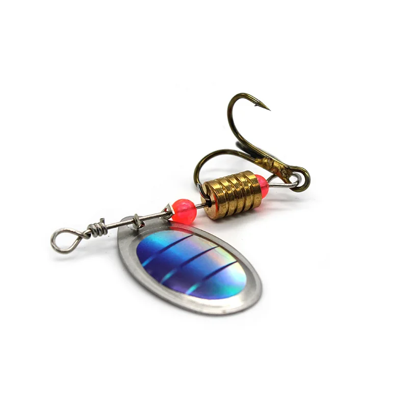 

Water Drop Rotating Metal Sequin Fishing Lure 7cm3g Multi-pattern Iron Sheet Sea Fishing Bionic Bait, 12 colors