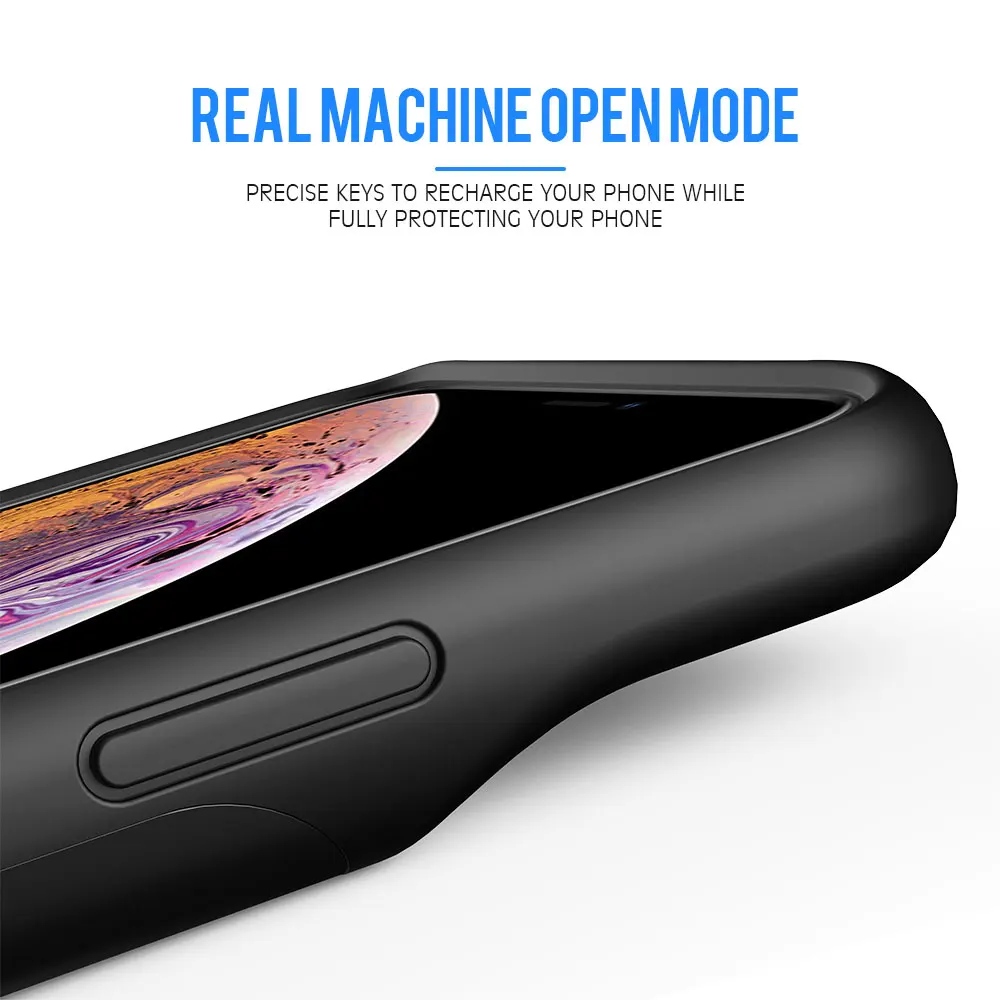 De alta calidad de Audio 18650 cargador de bater&iacute;a de la cubierta caso Powerbank para iPhone 6 6S 7 8 Plus X XS X XR max caso de Banco de potencia de - ANKUX.COM