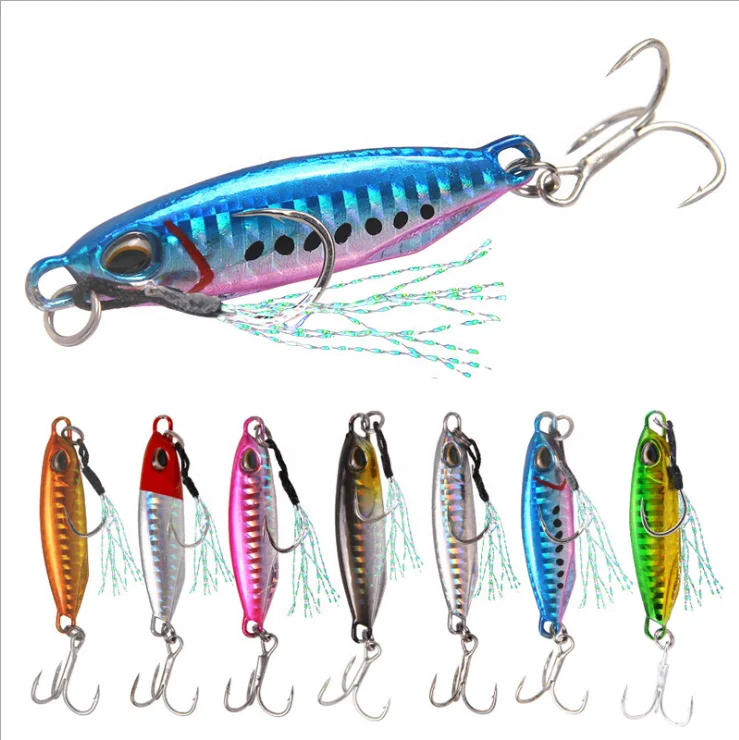 

Hot Selling Artificial jigging 16g32g sequins Realistic Hard Fish Lure Multi Fishing Lures Swim Bait, 7colors
