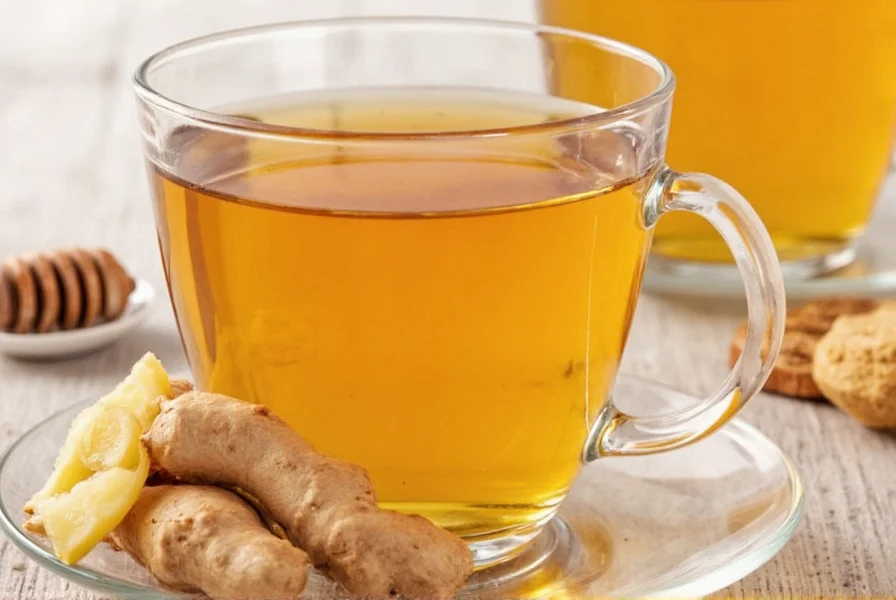 tea with ginger honey lemon
