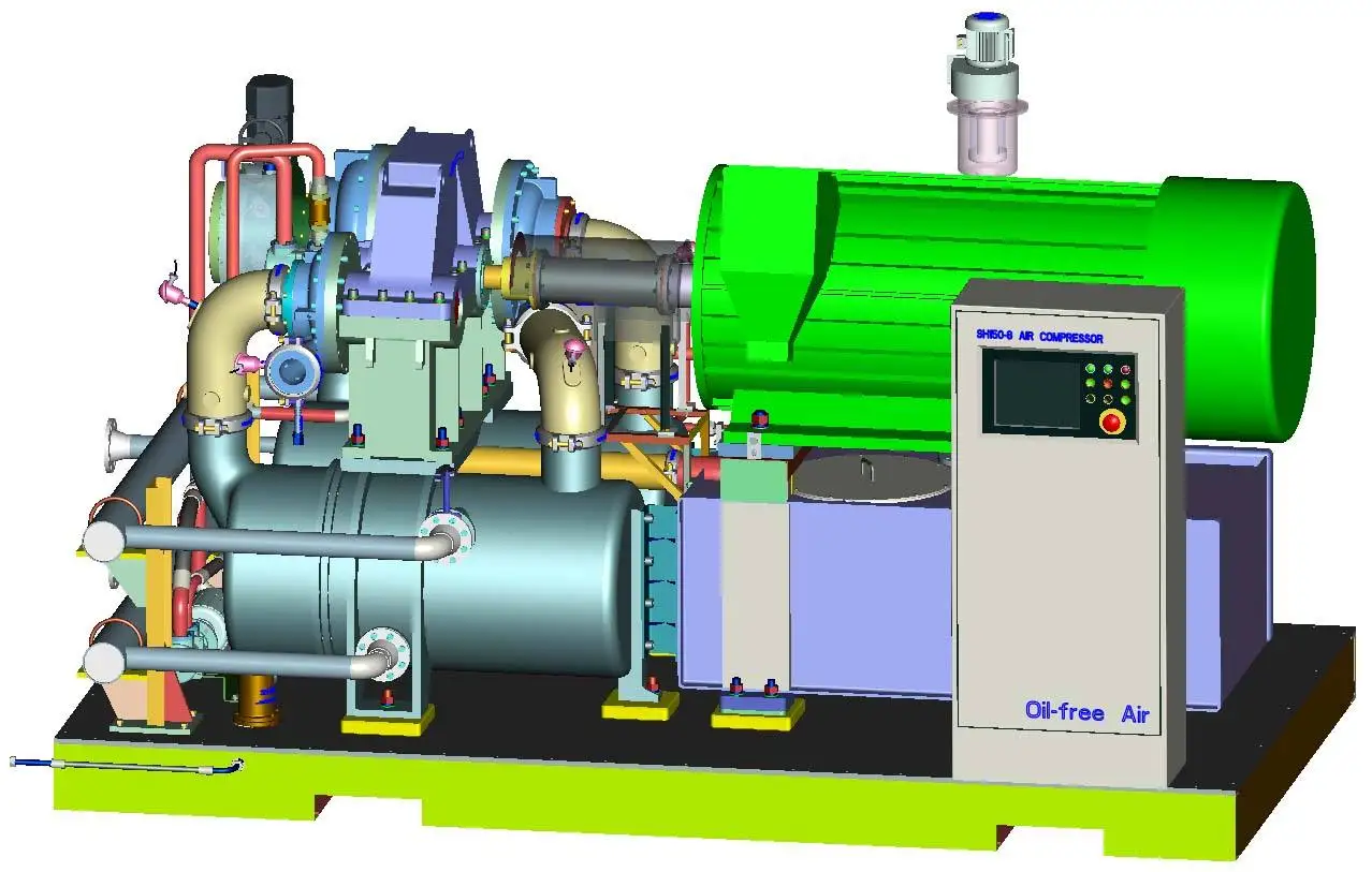 Flow Capacity 6mmscfd Centrifugal Compressor For Natural Gas Pipeline
