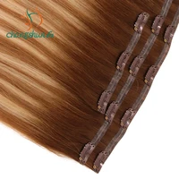 

Skin Seamless PU Clip in Hair Extensions Double Drawn Virgin Remy Cuticle Colored Human Hair Extensions Wholesale
