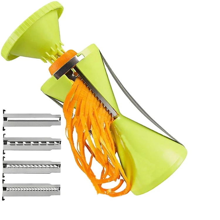 

Vegetable Spiral Slicer Peeler Replaceable Blades Spiral Slicer Noodle Spaghetti Maker