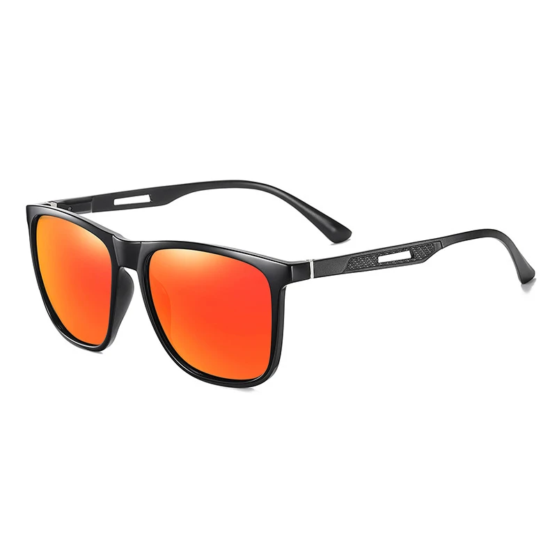 

Hot sale square aluminum magnesium spring fashion sunglasses sports sunglasses polarized tr90