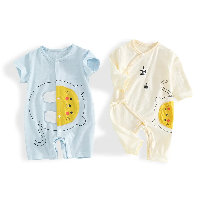

100% cotton high quality baby romper baby sleeper for new born baby, Customized color