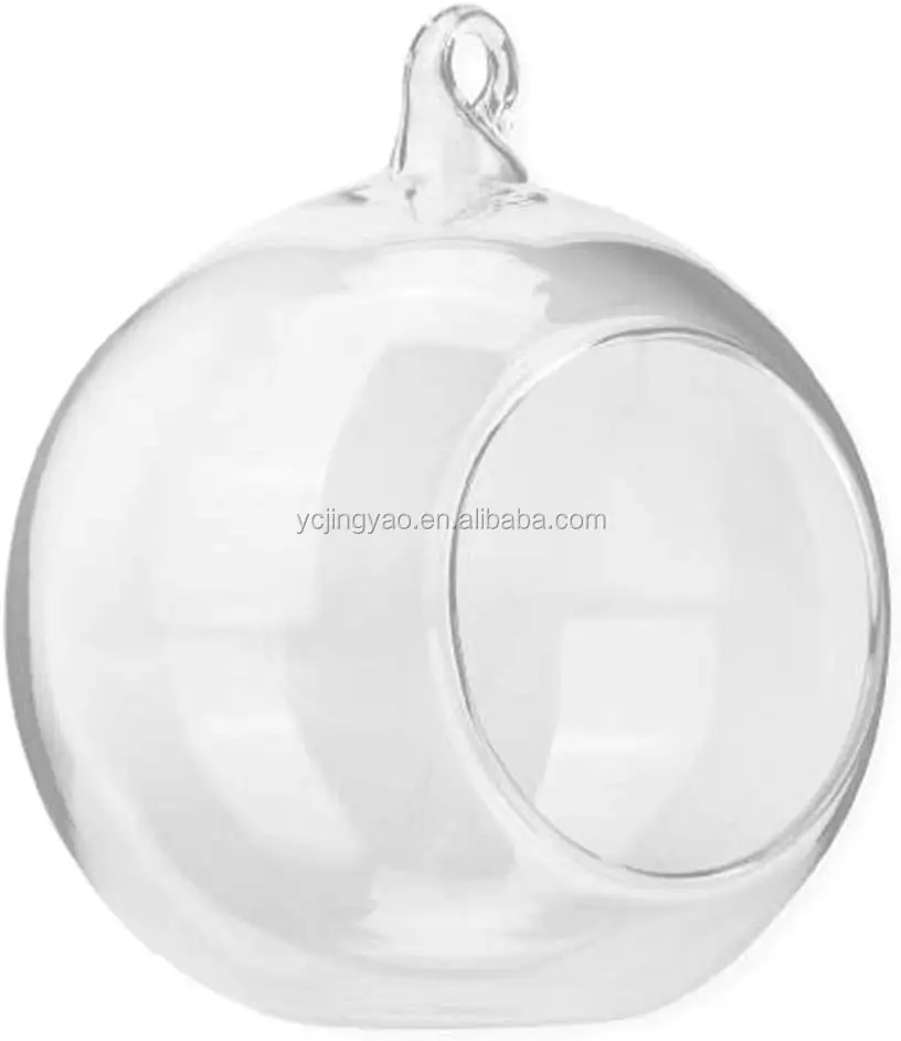 Wholesale Diameter 10cm Glass Bauble Sphere Ball Hanging Terrarium