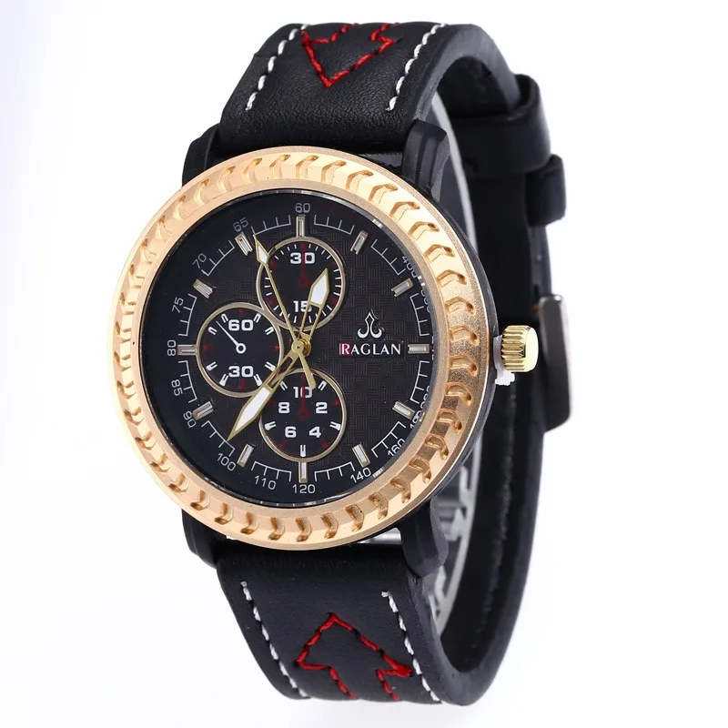 

Hot Sale Match Color Business Men's Wrist Watch Charming Luxury Quartz Movement Fashion Male Wristwatch, 5 colors