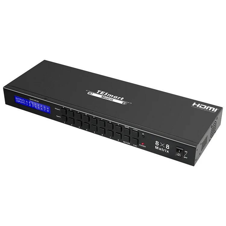 

TESmart 8x8 hdmi matrix switcher 8 x 8 hdmi matrix 4k