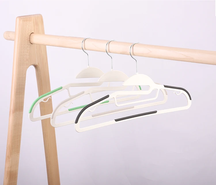 40.9cm Metal Cloth Hanger , Green Metal Shirt Hangers