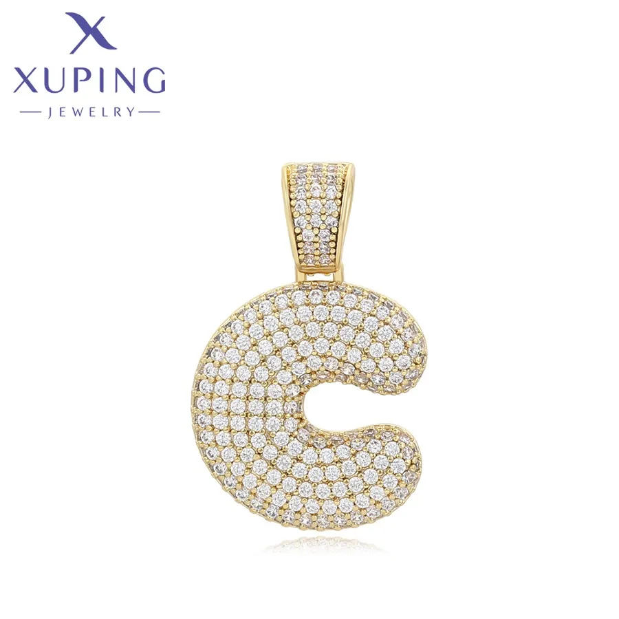 

X000694845 XuPing Jewelry Exquisite elegant 14k gold diamond jewelry pendant festival gift ladies pendant