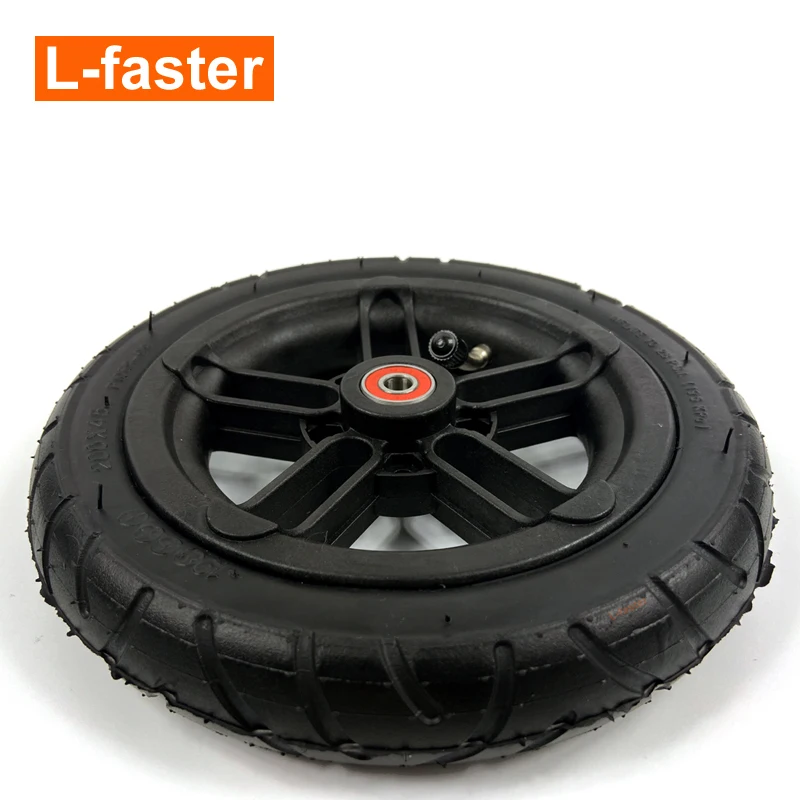 8 Inch Inflatable Wheel Tube Pneumatic Tyre Use Nylon Hub Fit M8 or M6 Axle 8" Air Wheel for Electric Scooter Replacement