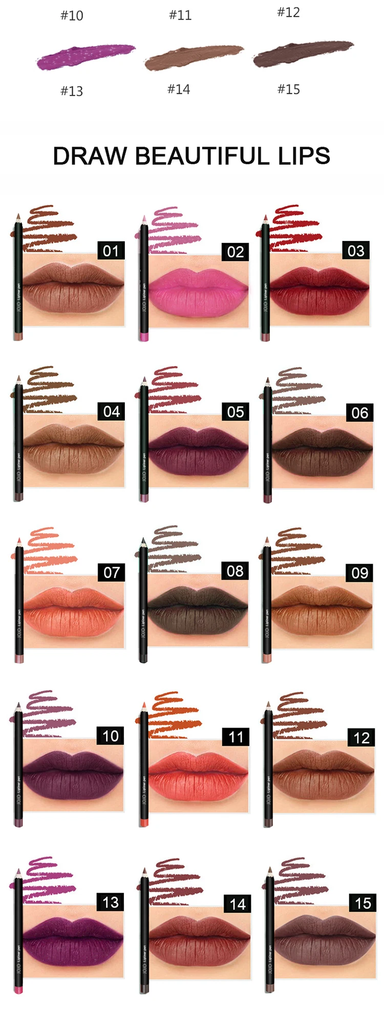  Lipliner Pencil Private Label