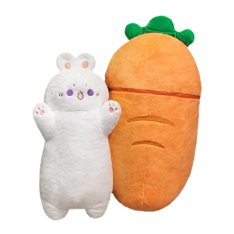 

Cute Strawberry Carrot Fruit Animal Soft Sleeping Pillow Decoration Plush Toy