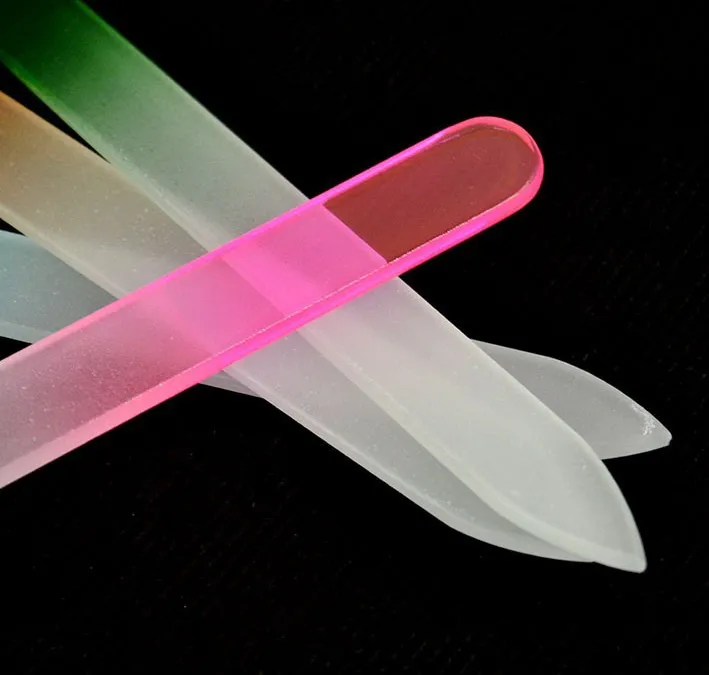 

Amazon Emery Pointed Tip Transparent Crystal Float Glass Nail File