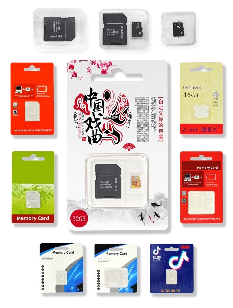 4GB 8GB 16GB TF card 32GB 64GB 128GB 256GB 512 GB mini SD card Wifi San Memory Card - ANKUX.COM