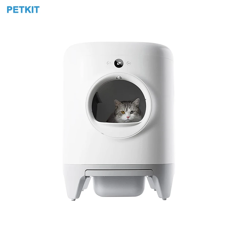 

PETKIT PURA X Automatic Cat Litter Box with Global Version WiFi Control Auto Self Cleaning Cat Toilet for Odor Control