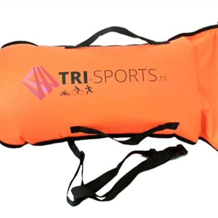 

Highly Visible Safety Swim Inflatable Buoy Dry bag for Safe Swim Training Open Water Swimmers Triathletes, Customized color