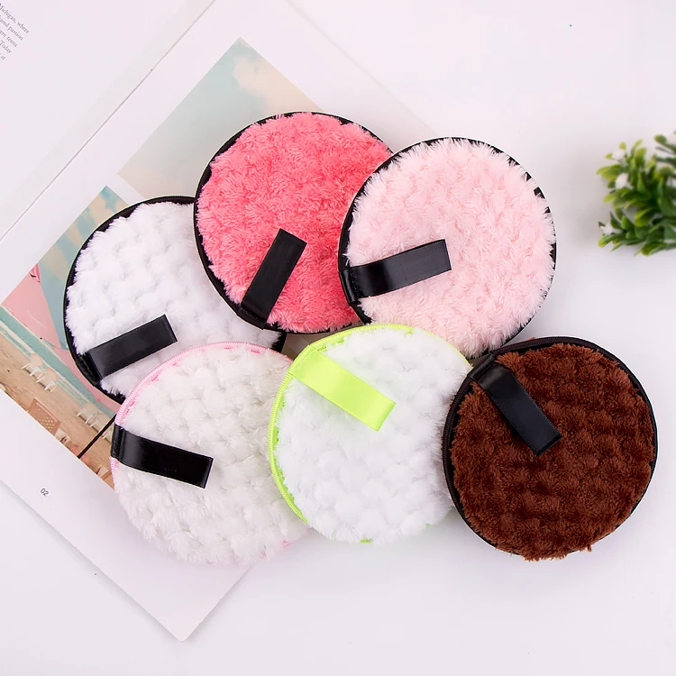 

Hot Selling Eye Makeup Remover Cotton Pads Washable & Reusable Star Suqare Round Oval Custom Microfiber 3-5 Days 100 Pcs