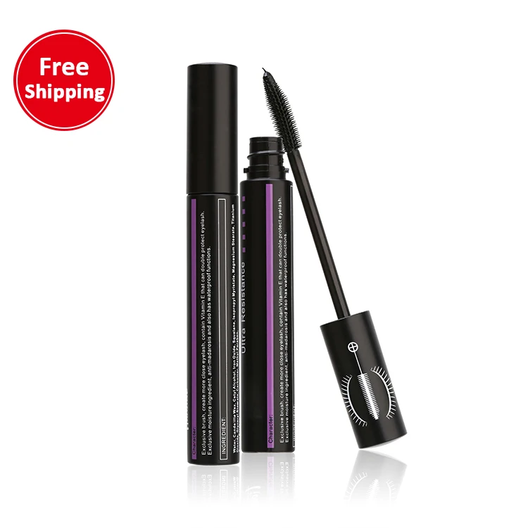 

Thick mascara 10g elongated and long curling, not easy to smudge, waterproof and sweatproof silicone brush head