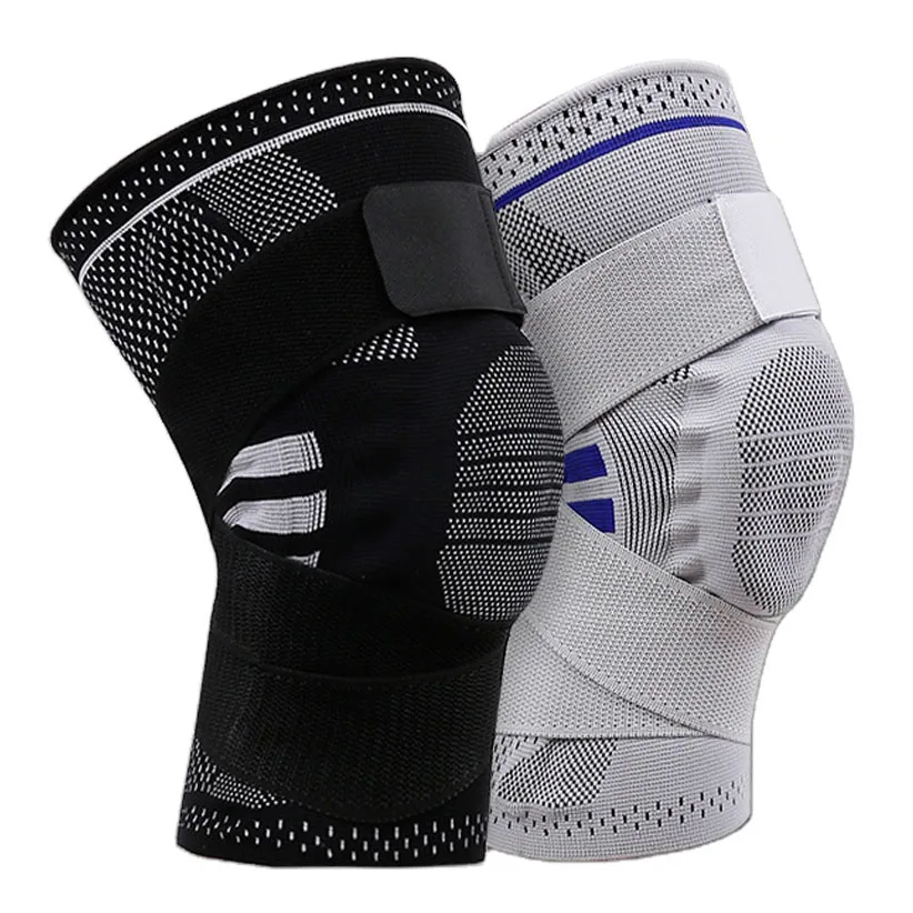 

Professional Knee Protector Patella Gel Pads Compression Support Sport Weaving Knee Brace