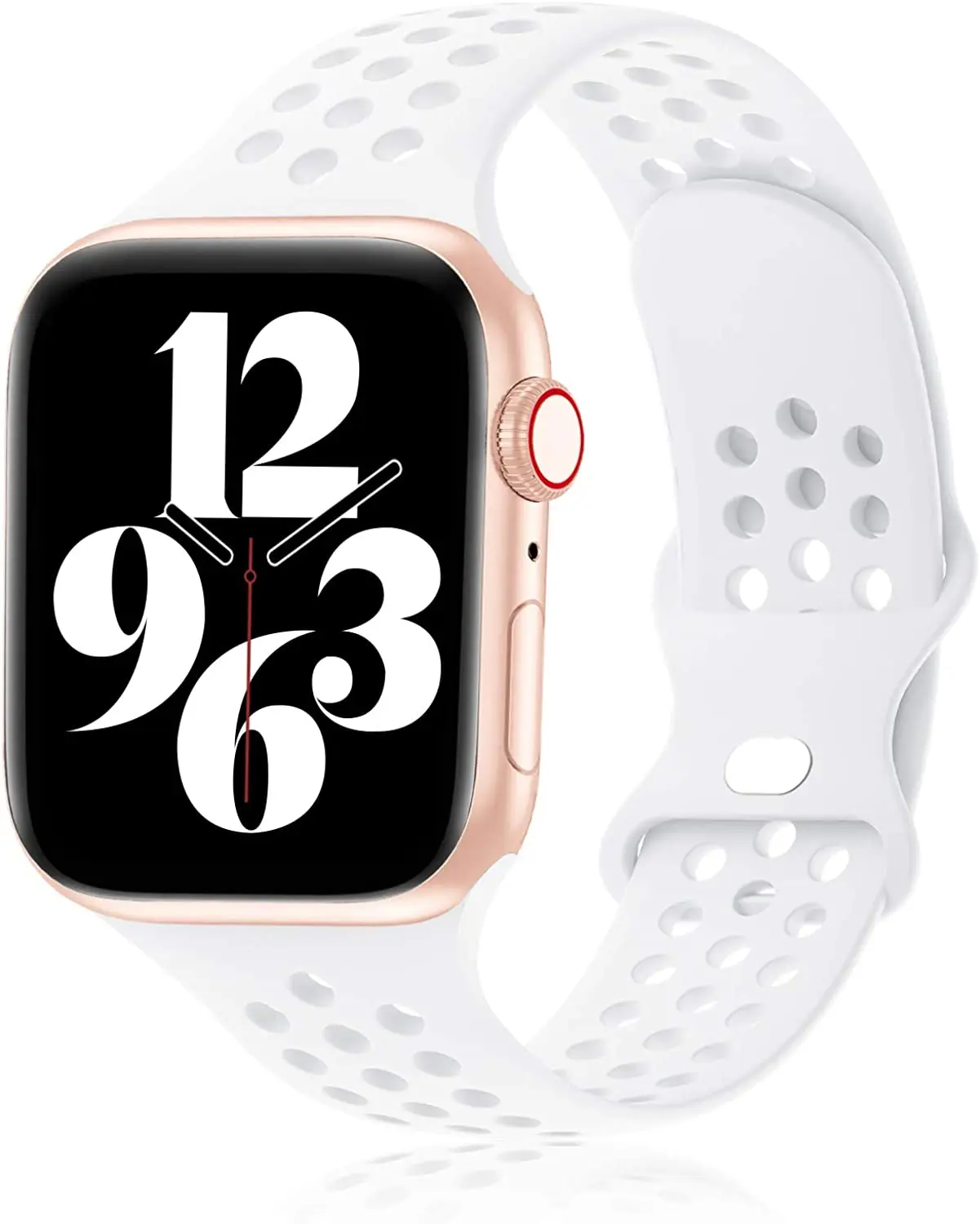 

Silicone Watch Strap Band For Iwatch Series 5 4 3 Rubber Replacement Smart Wrist Watch Band For Apple Watch, Optional