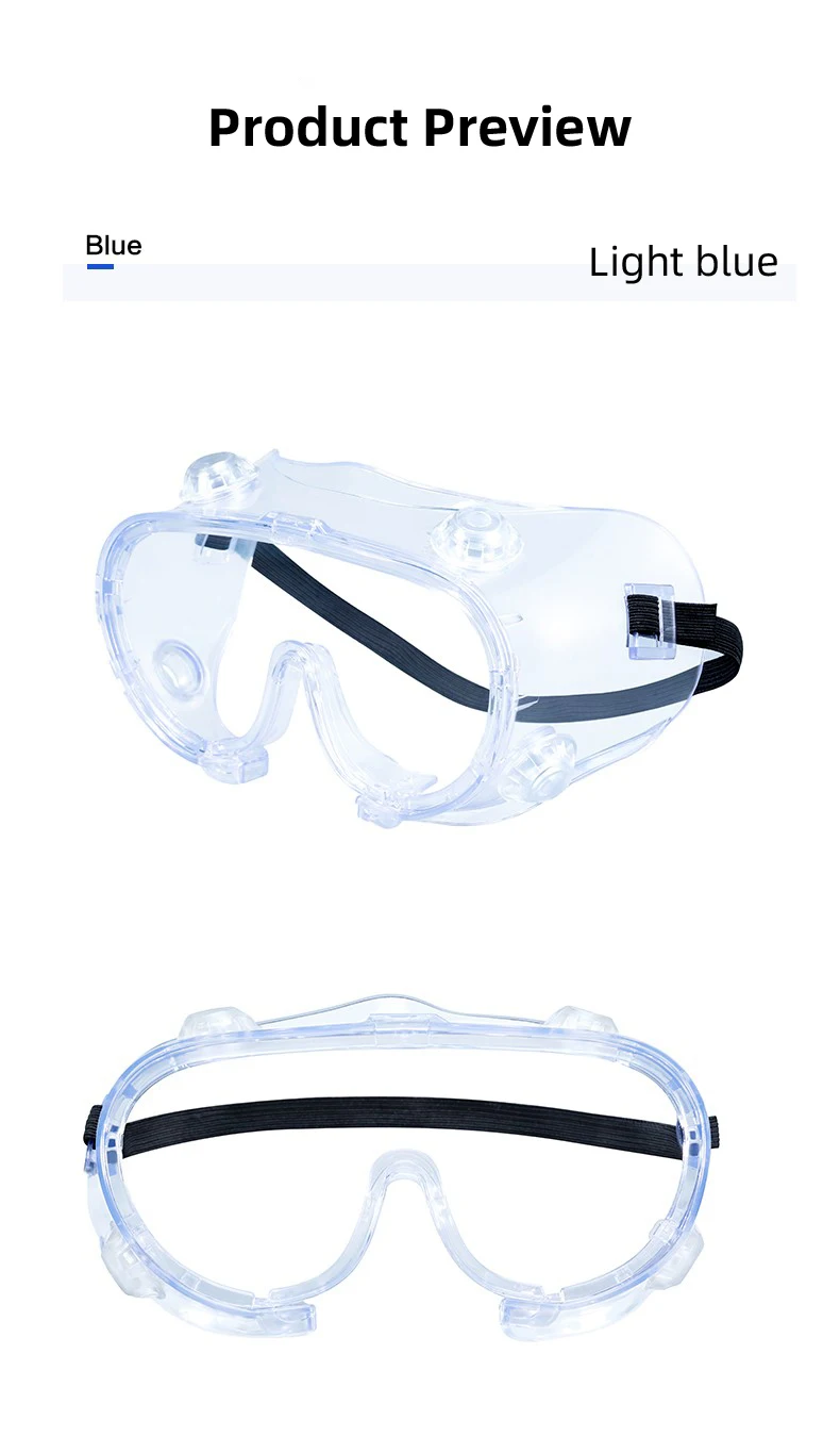 silicone ANSIZ87.1 respirator with protective goggles BBS-2A