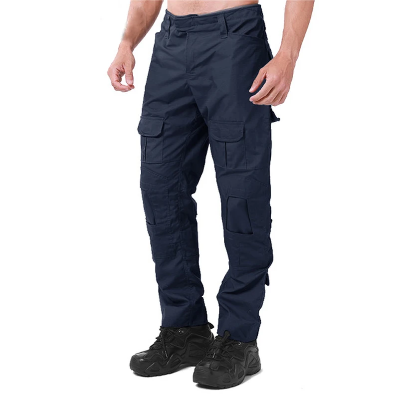 

Men Tactical Cargo Pants Clothing Rip-Stop Combat Trousers Hiking Pants Without Knee Pads For Men