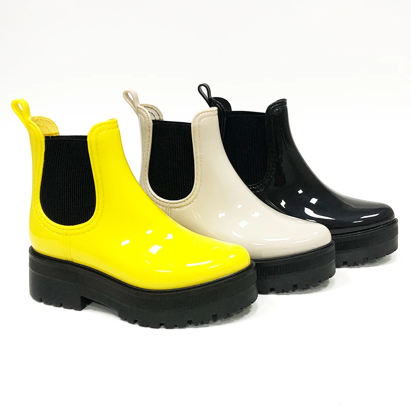 

New Style Boot Shoes Snow Rain OEM boots warming for women, Black/ yellow/ fuchsia/ orange/ brown/ banana/ pineapple