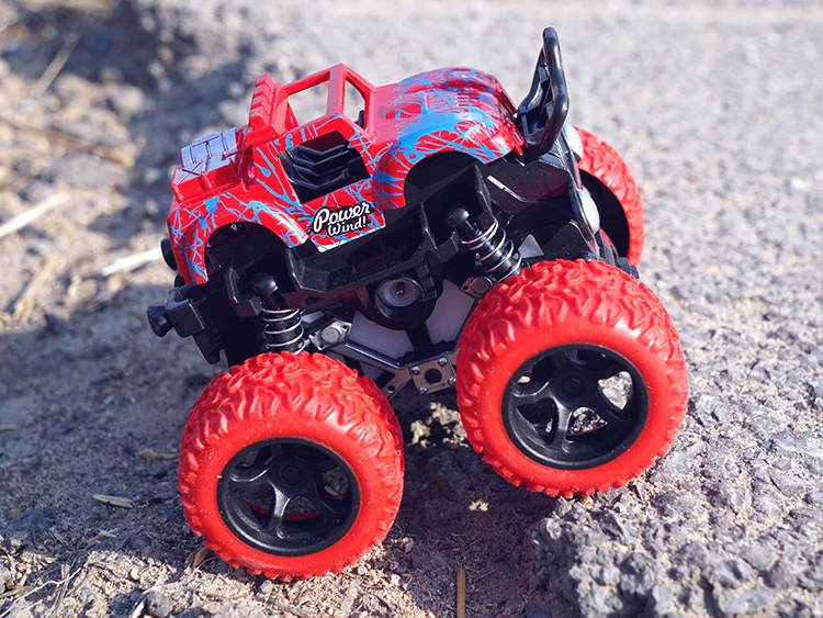 Customizable New Mini Inertial Off-Road Vehicle Plastic Friction 4WD Car Toy for Kids