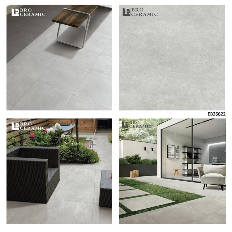 Gres Color 2cm Outdoor Porcelain Tile 60x60 Cement Design Floor Tile ...