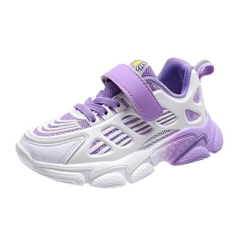 

2020 Lovely fashion new Kids Children Cheap Lace up Rubber Sole comfortable Sneakers for kids, Purple/orange/green