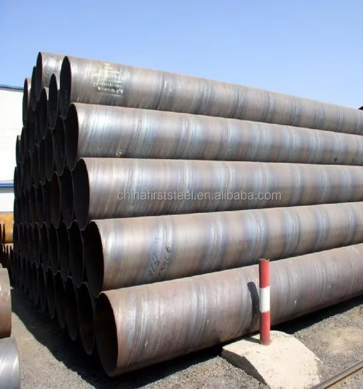 Large Diameter S235JR S275JR Spiral Welded Steel Pipe Different Wall Thickness