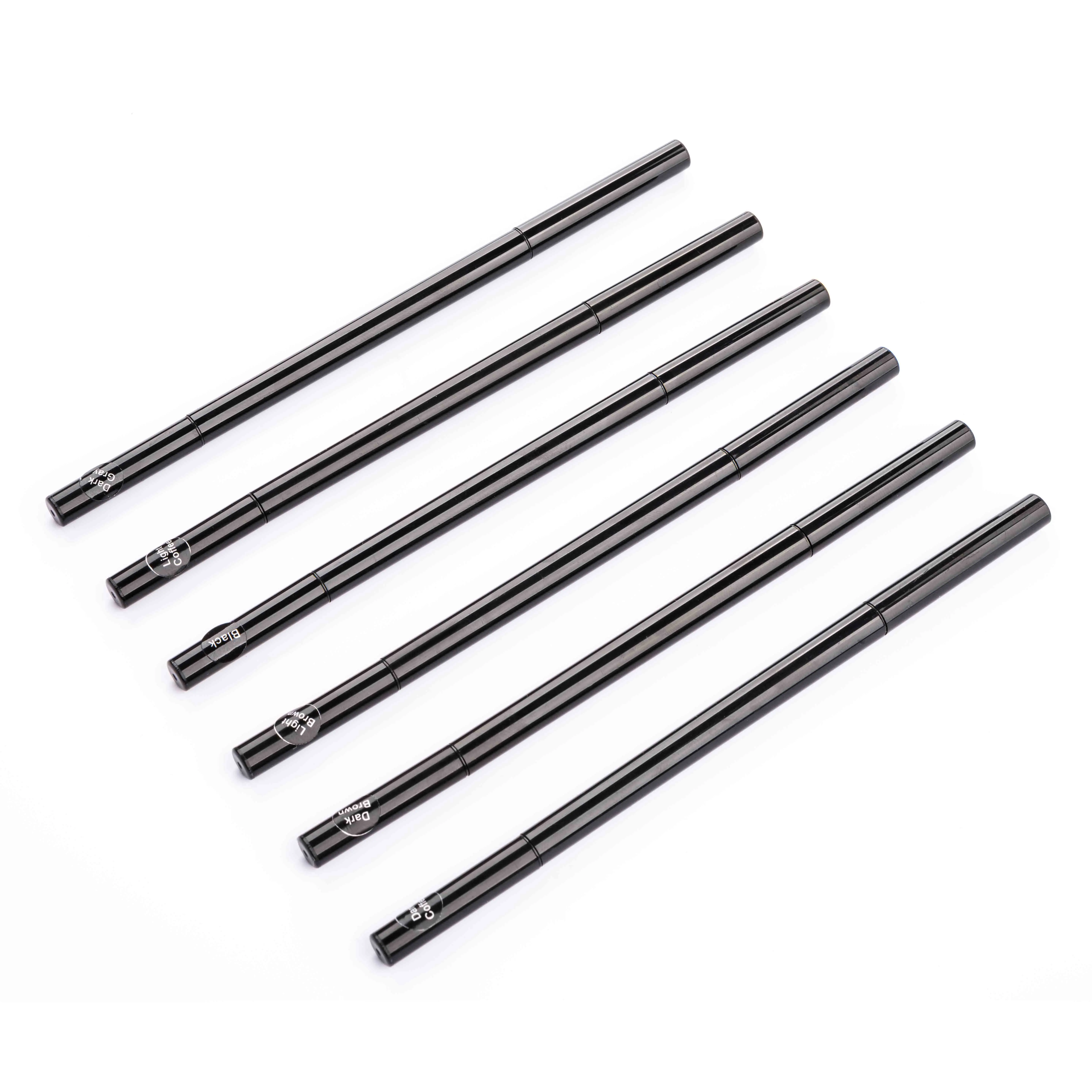 6 colors Private Label Waterproof Wholesale Eyebrow Pencil