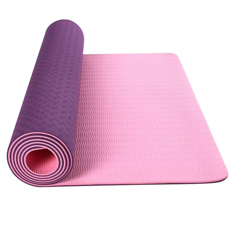 

custom printed non slip 6mm natural round pilates PU suede cork rubber tpe yoga mats eco friendly with carrying strap, Green;blue;red etc;could be customized