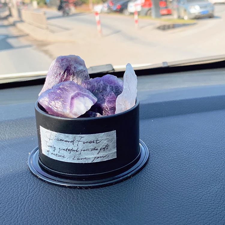 

Gift box air fresheners essential oil luxury crystal aroma diffuser, Natural color