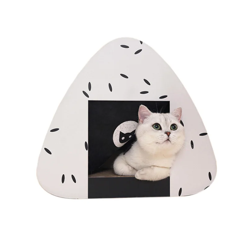 

Multi-Purpose Corrugated Cat Scratching Cardboard House Scratcher For Cats