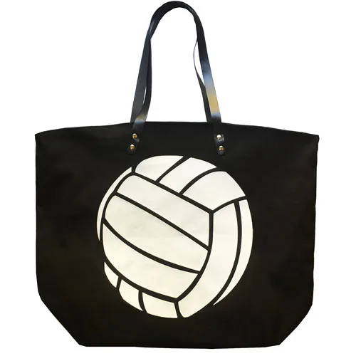 

H565 21 Styles Tote Bag Ball Pattern Printed Sport Bag Volleyball Soccer Football Baseball Canvas Handbag