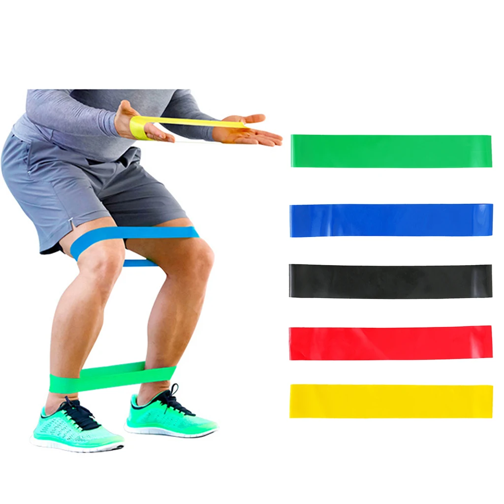 

Band Exercises Hips Circles Gym Fitness Pilates Latex Yoga Pull Up Resistance Exercise Loop Bands For Women Men