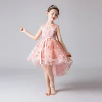 

Fashion baby girl masquerade satin beauty party dress clothing