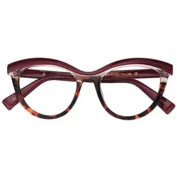 Vogue Cat Eye Optical Frame Eyeglasses Women Plast