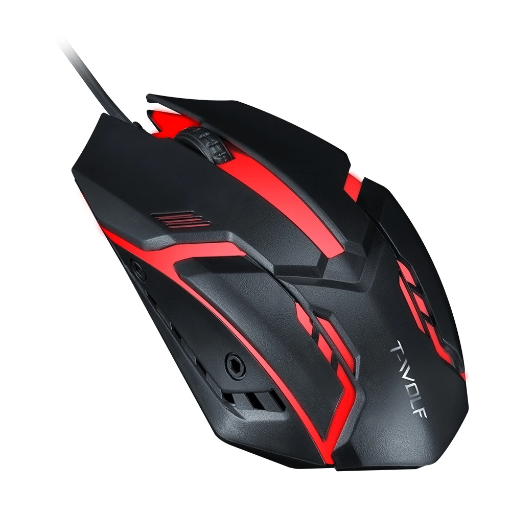 

Factory Wholesale T-wolf Gaming Mouse Wired Game Mouse for PC Laptop