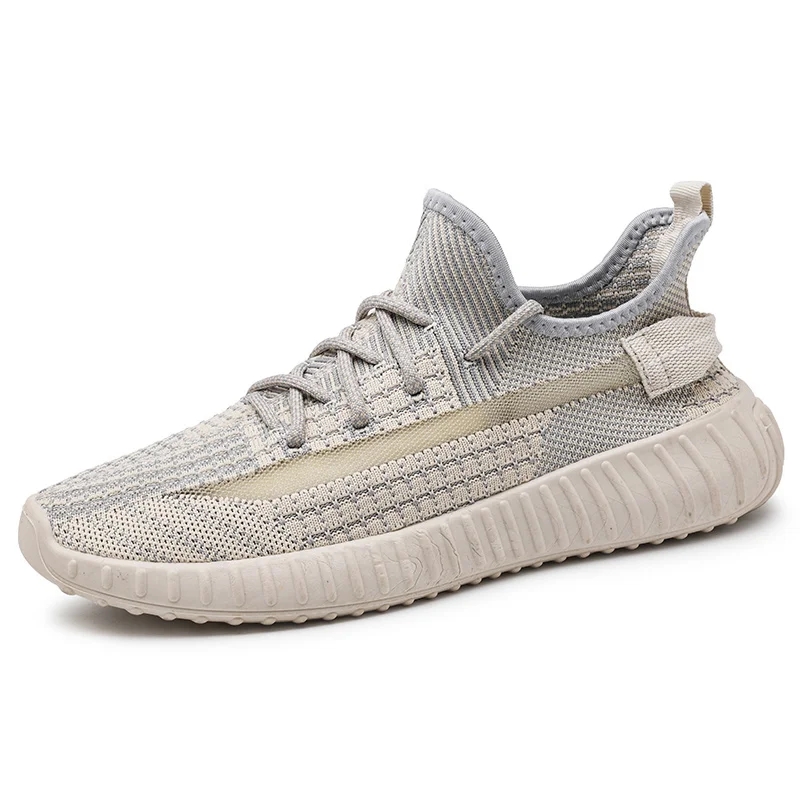 

2021 New Design Men'S Sport Casual Shoes Fly Woven Casual Sneaker