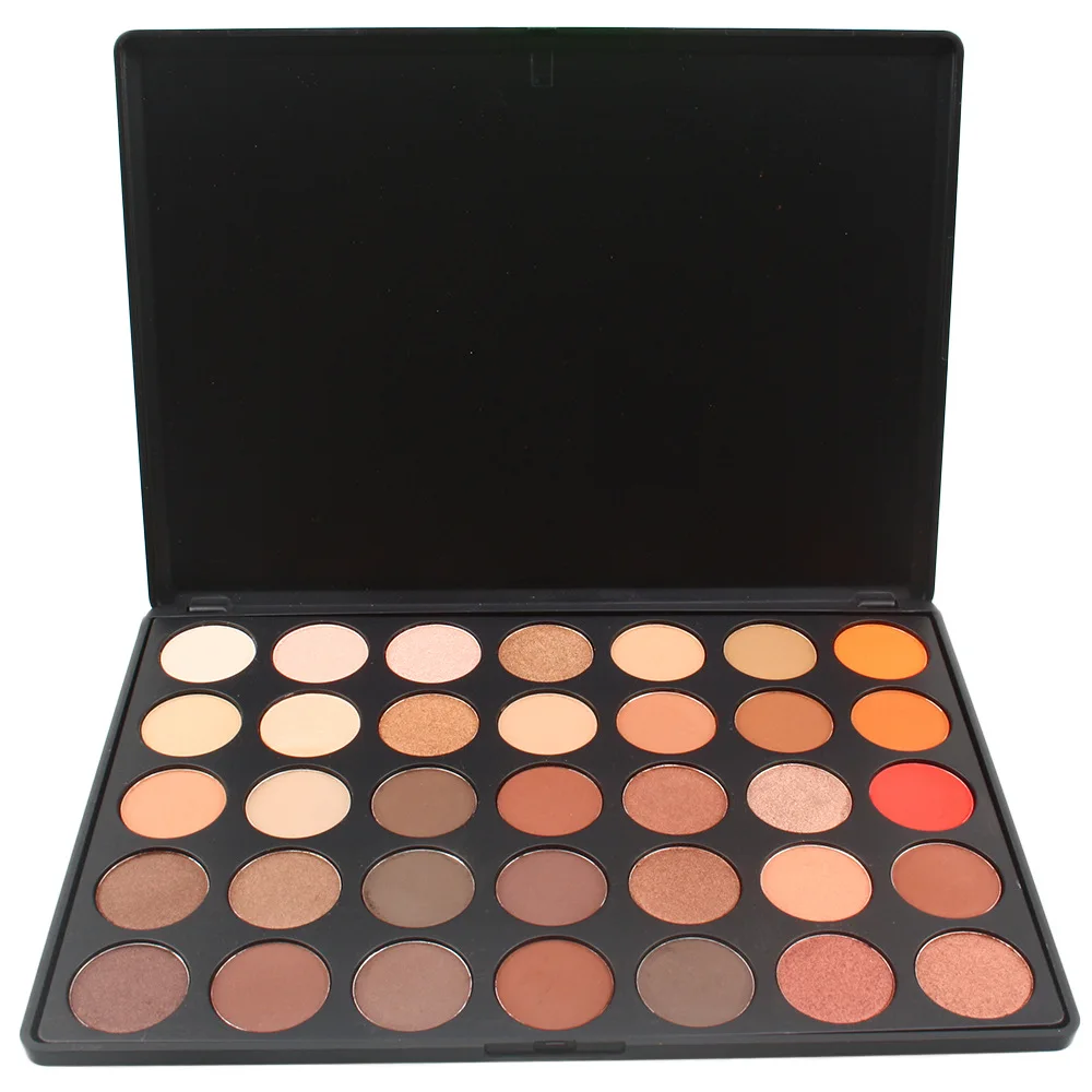 

Custom Your Own Brand Makeup Eyeshadow Palette 35 Colorful Eye Shadow with Factory Price
