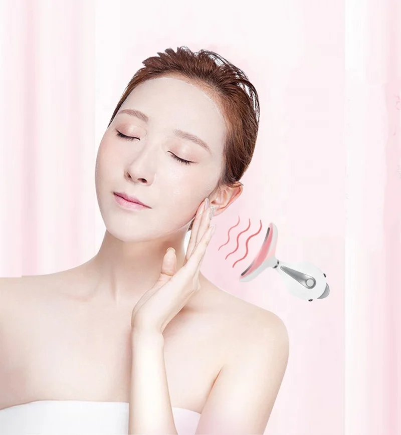 Facial & neck massager lifting firming wrinkle removal beauty instrument