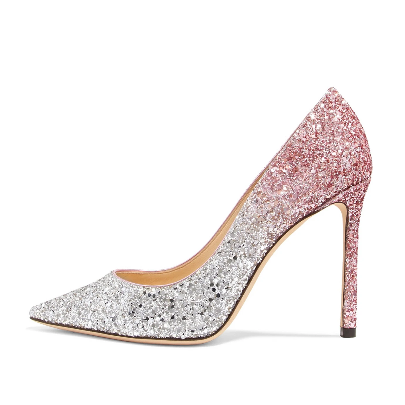 

New Arrival Fashion Women Sexy Shoes High Heel Pointy Toe Slip on Dress Pumps For Ladies