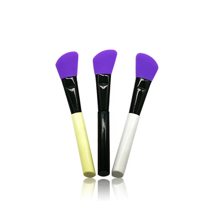 

The Best Mask Applicator Custom Logo Fantasy Plastic Handle Silicone Facial Mask Brush, Multiple colors available